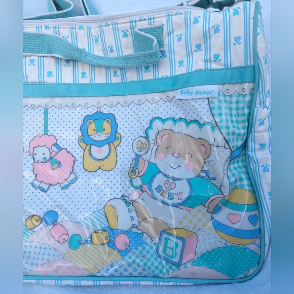 Vintage 1980s Baby Boom Diaper Bag Bear Nursery - Picture 2 of 7